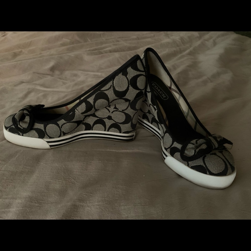 Coach wedge shoes